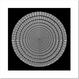 I Ching Hexagrams - White on Black Posters and Art